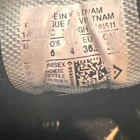 Converse Black sequined hi tops size 6‎ - Picture 10 of 10